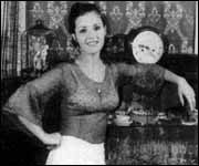 В квартире своего педагога 
Тамары Чабан, 
август 1976г.